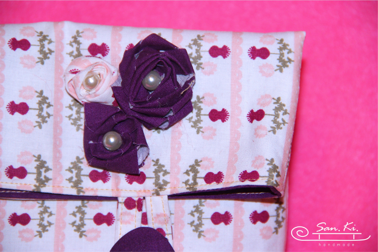 Косметичка Лиловые цветы