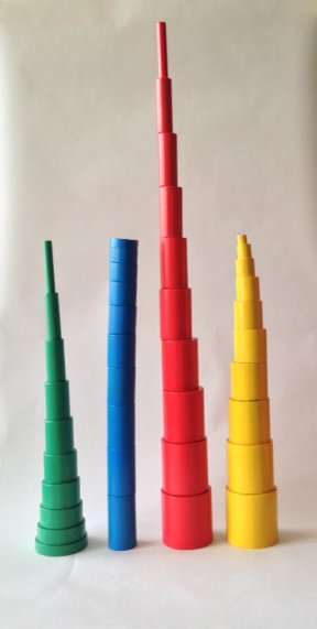 Наши монтессори материалы.