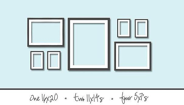Рамки в интерьере