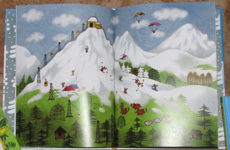 Зимние книги в нашем доме