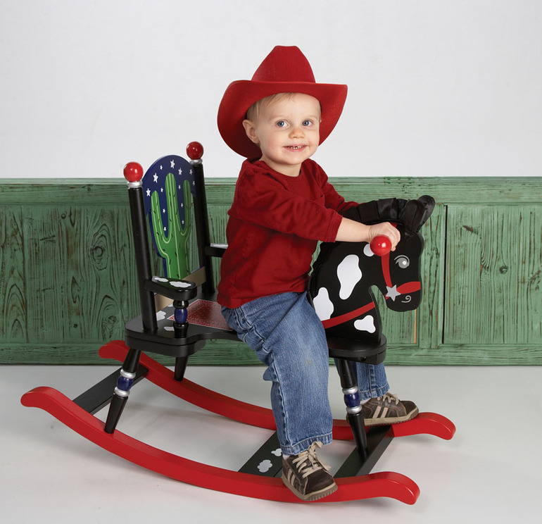 Распродажа НОВОЙ детской игровой мебели. Лошадка-качалка