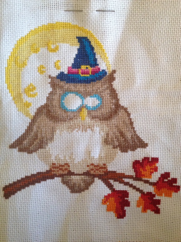 Вышивка к Хэллоуину!!