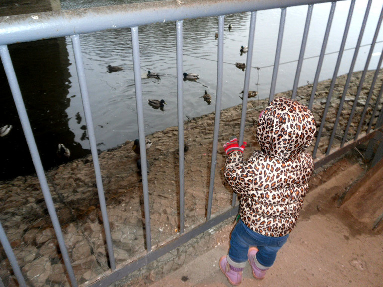 Один день девочки с фингалом и ее мамы