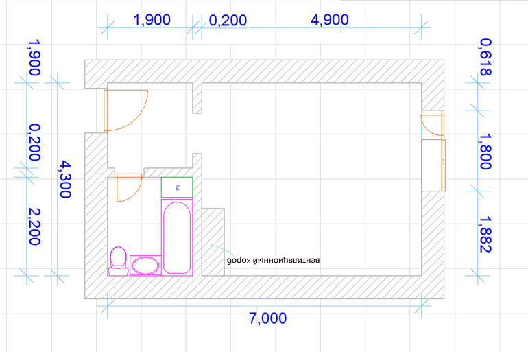 Маленька квартира-студия с одним окном. Нужна помощь!