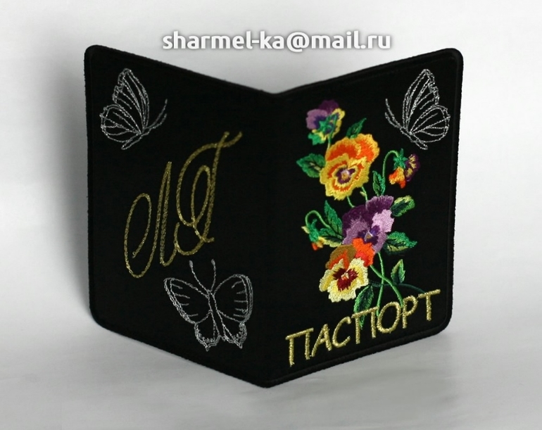 Обложки на паспорт вышитые
