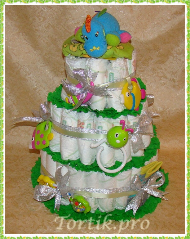Памперсный тортик