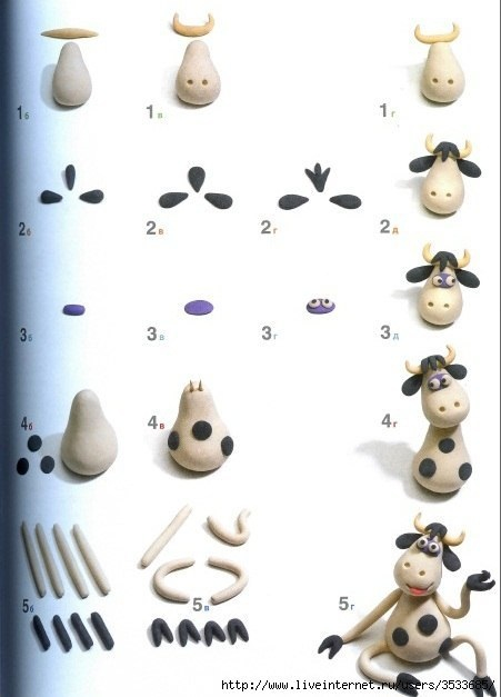 Лепим из пластилина ))) по картинкам )))