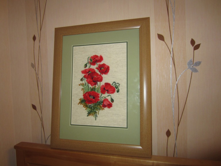 Работы после багетки