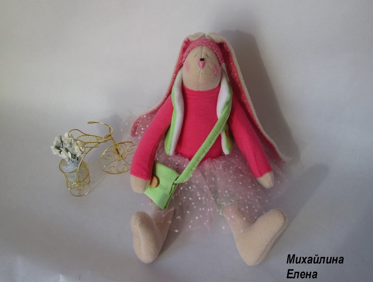 Мятно-розовая зайка:)