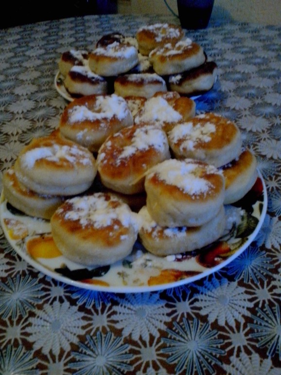 Воздушные пончики из детства