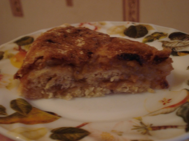 Насыпной яблочный пирог