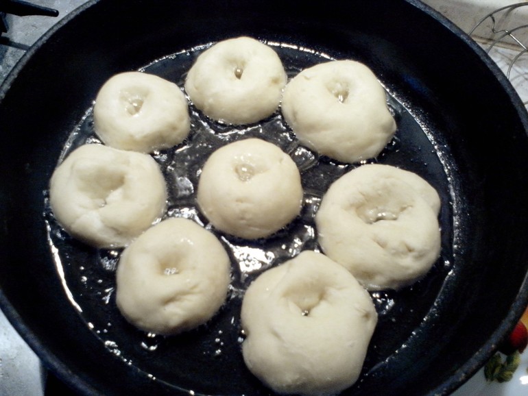 Воздушные пончики из детства