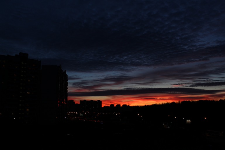 Засыпающий город...