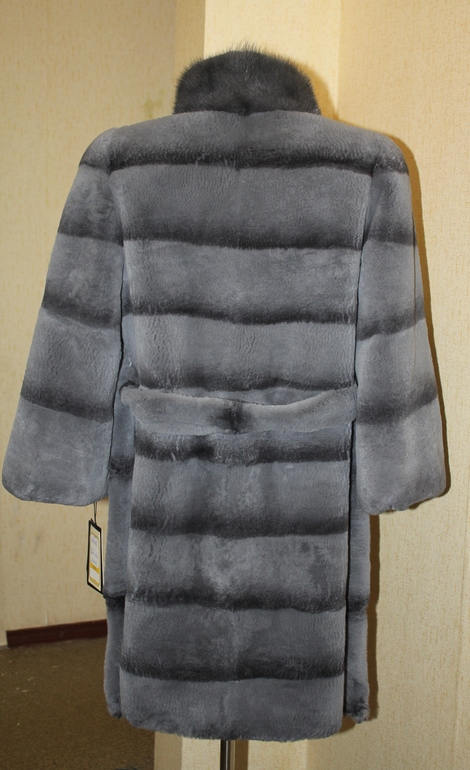 Шикарная шубка бобрик-графит 27500р
