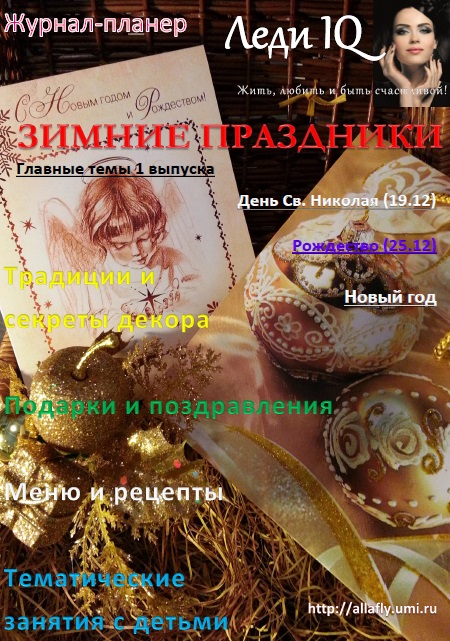 Предновогодний розыгрыш электронного журнала-планера