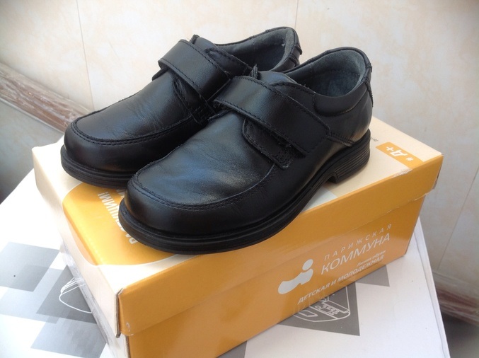 Черные кожаные туфли д/м 26 размер Семеновская