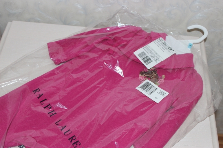 тепленький комбинезон ralph lauren 6мес новый
