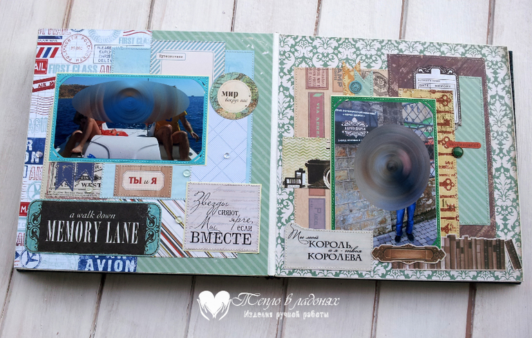 Мужской фотоальбом и по совместительству признание в любви мужу