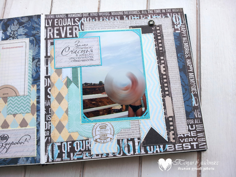 Мужской фотоальбом и по совместительству признание в любви мужу