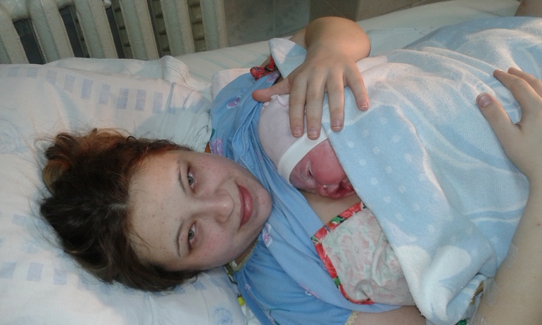 Рождение нашей пироженки))