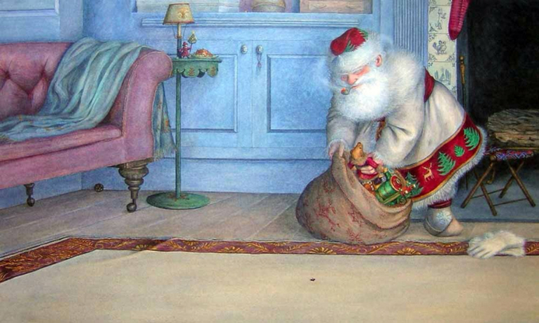 Рождественская ночь Клемента Мура с иллюстрациями Анджелы Барретт