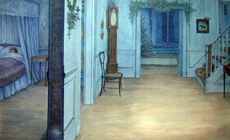 Рождественская ночь Клемента Мура с иллюстрациями Анджелы Барретт