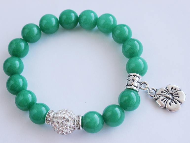 Часы+браслеты "Зелёные"