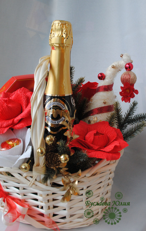 Новогодняя корзина.