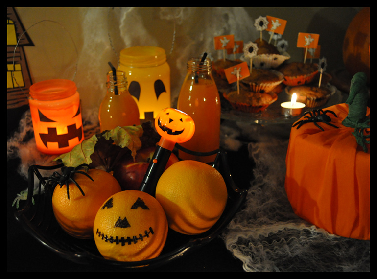 Наш Хэллоуин. Декорации.