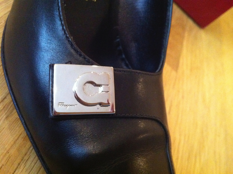 Туфли оригинал Salvatore Ferragamo 36-36,5 рр б/у пару раз - 4500 руб
