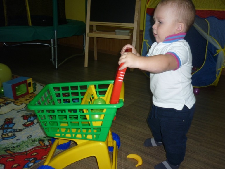 На открытии детского сада