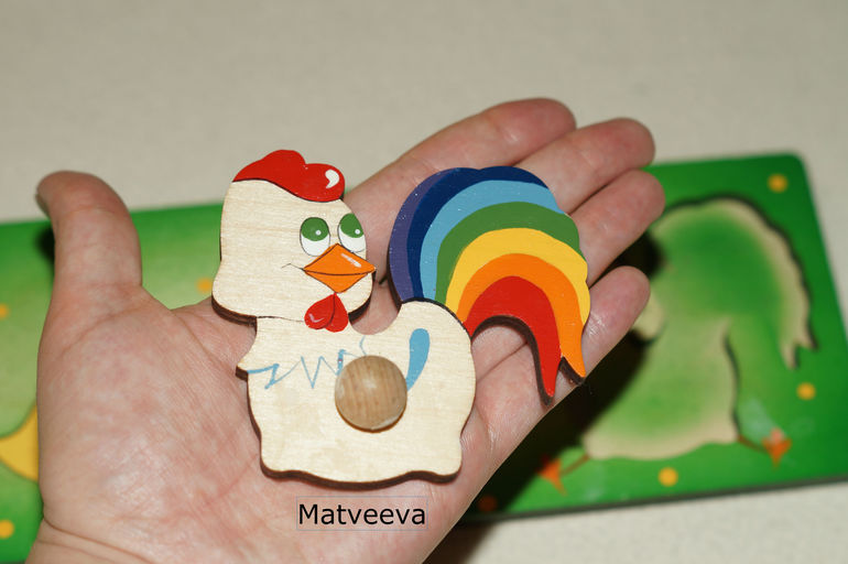 Наши деревянные игрушки 10 мес - до 1,7 . Часть 5 - рамки-вкладыши 2