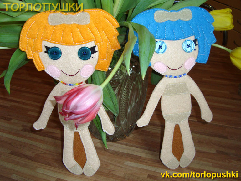 Шьем фетровых куколок