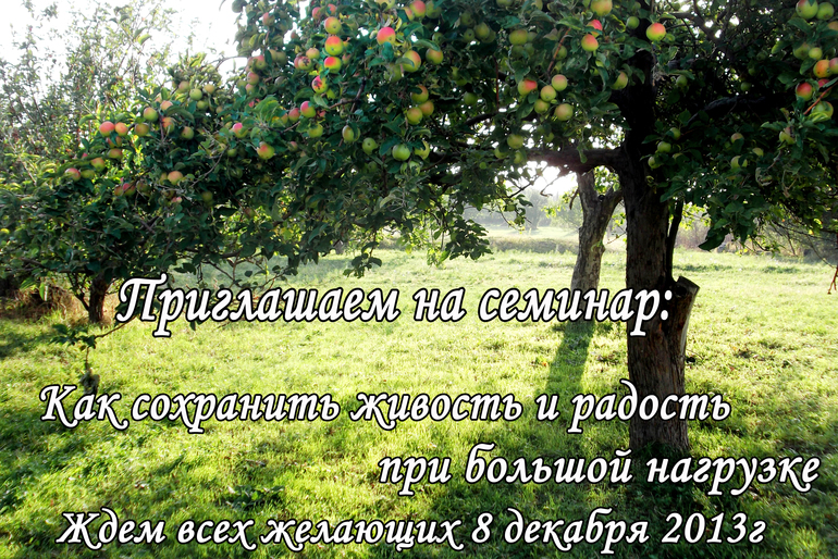 Приглашаем на семинар.