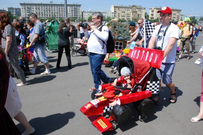 Парк Горького и Парад колясок 2014
