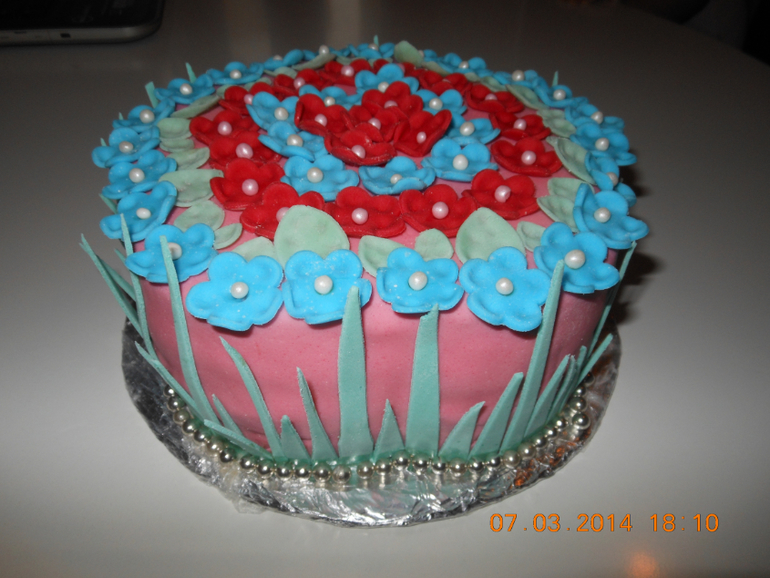 Тортик  на годовасие и дни рождения,МОИ РАБОТЫ.