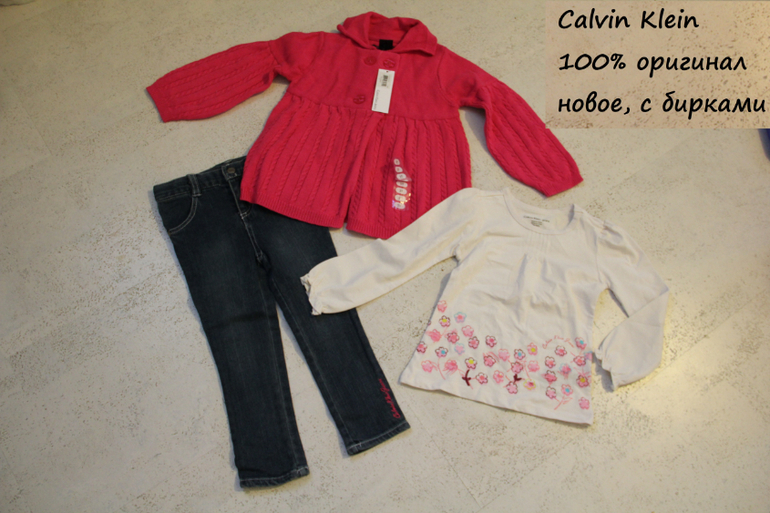 новые комплекты Calvin Klein оригинал от рождения до 3 лет