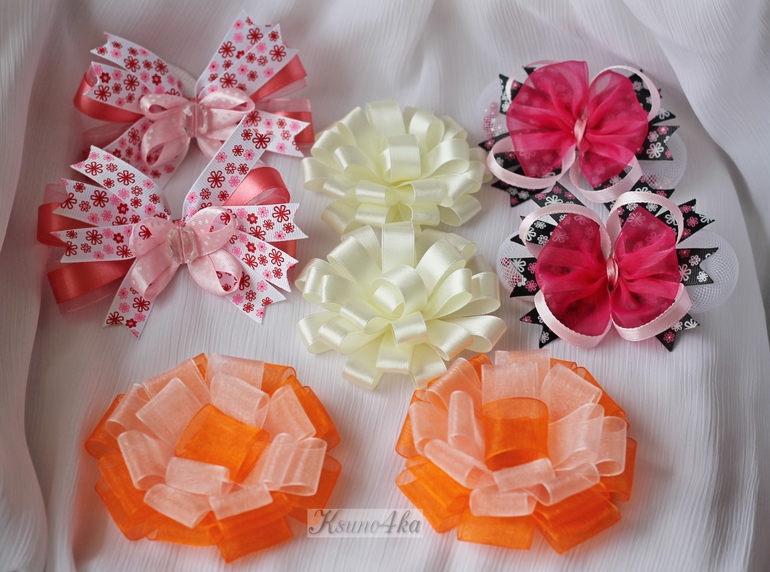 8 Марта - 8 бантиков... или мой подарок доченьке!