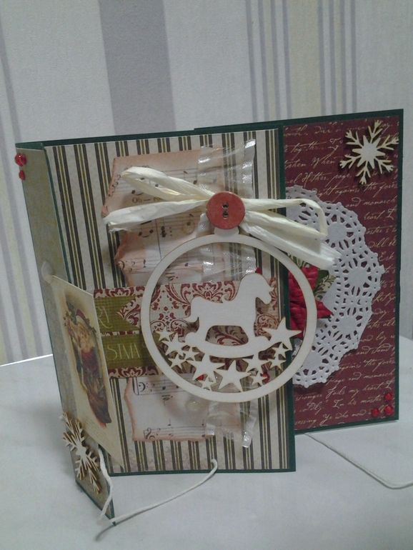 новый год к нам мчится! новогодняя открытка!