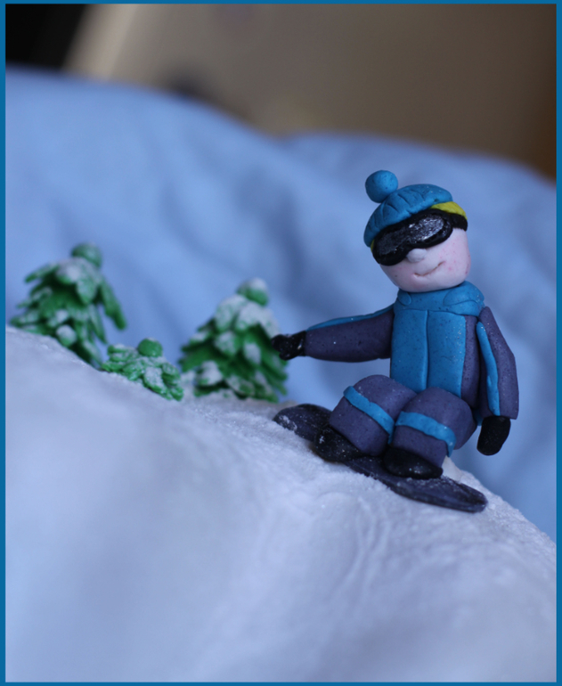 Со сноубордистом