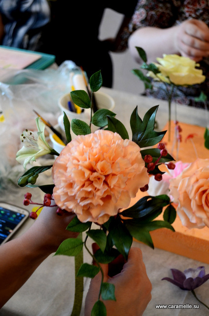 Фотоотчет с курсов по сахарным цветам в г. Уфа)))