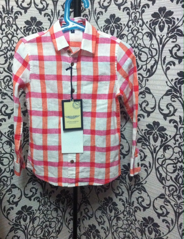 Рубашка Aston Martin новая на 3г. Италия цена 1800