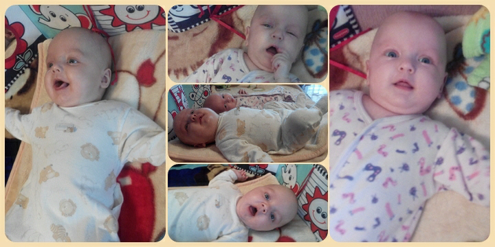 Горошкам 4 месяца!