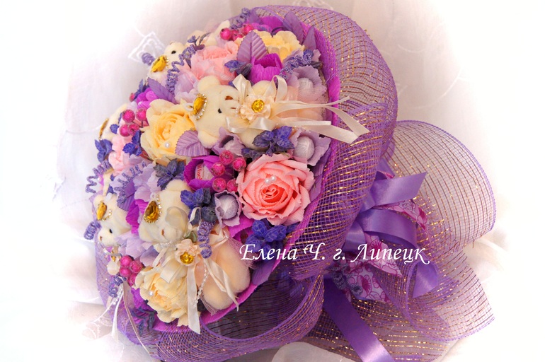 Большой, нежный букет для девочки 6ти лет