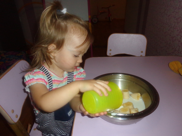 Банановые оладьи