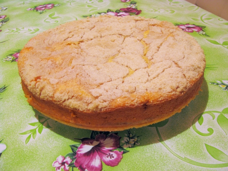 Пирог с бананами и корицей