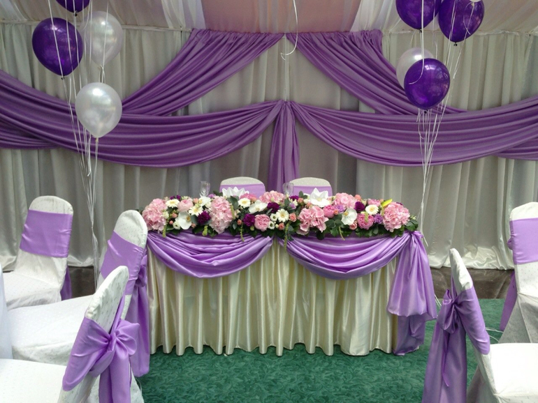 букет невесты, оформление зала, доставка цветов