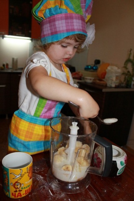 Банановые оладьи