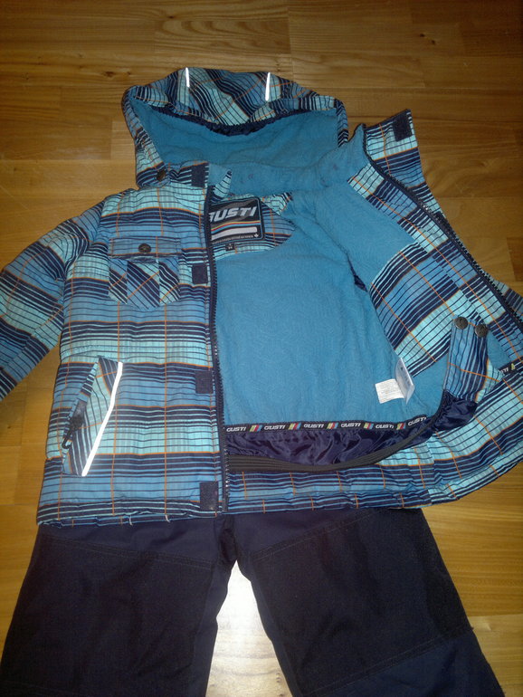 Gusti зимний комплект рост 96 см 2800 + почта, отл.состояние.