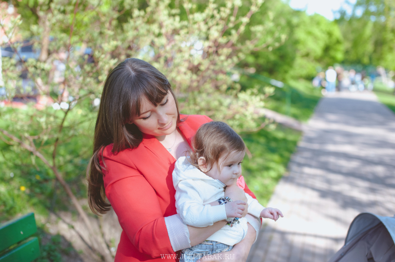 Полинка 9,5 месяцев